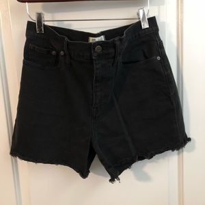 Madewell High Rise Denim Shorts